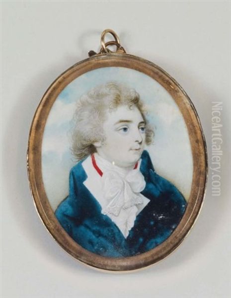 Portrait De Jeune Homme A La Redingote Bleue - view 1