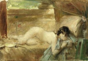 Le Manteau Legendaire by Leon Francois Comerre