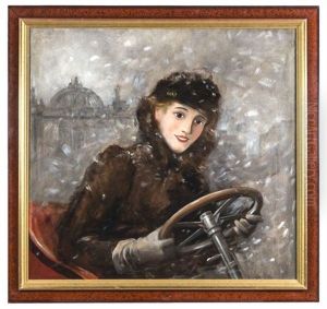 Madame, Au Salon De L'auto