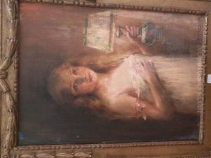 Bonsoir (portrait De Jeune Fille) by Leon Francois Comerre
