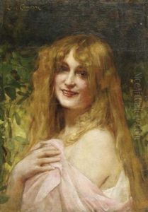 Portrait Einer Frau by Leon Francois Comerre
