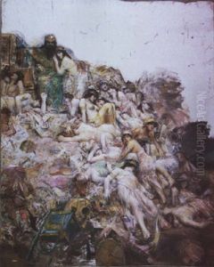 Sardanapale by Leon Francois Comerre