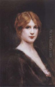 Portrait De Jeune Fille Rousse