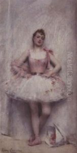 Ballerine Rose Et Blanche