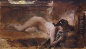 Le Manteau Legendaire by Leon Francois Comerre
