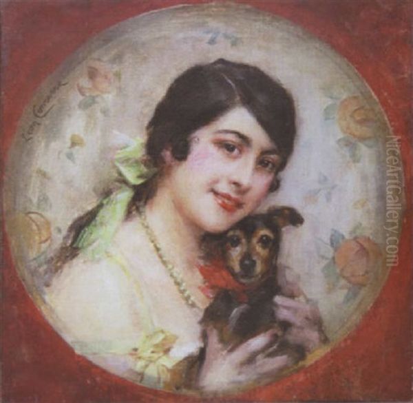 Portrait De Femme Au Chien - view 1