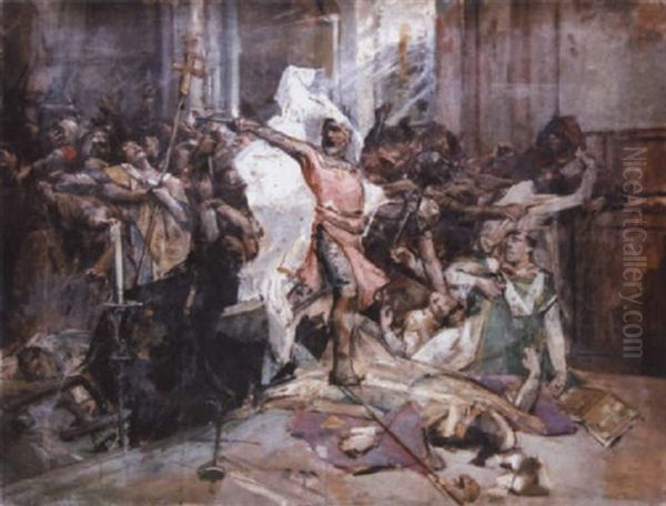 Le Massacre De L'archeveque De Canterbury - view 1