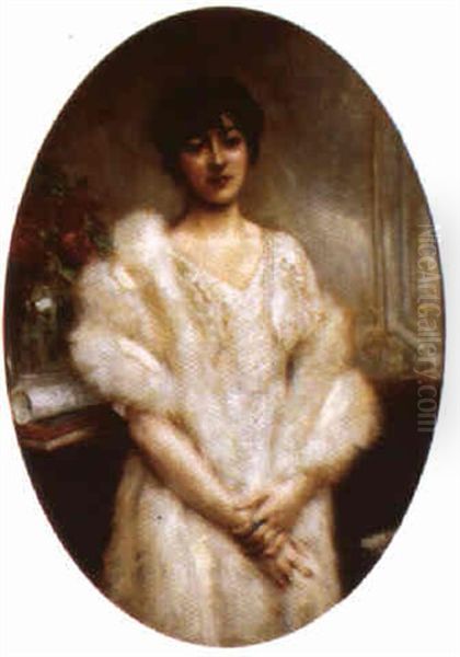 Portrait De Jeune Femme Devant Un Piano - view 1