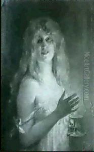 Jeune Femme A La Bougie Jeune Femme A La Bougie