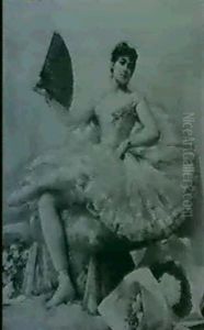 Portrait Of The Dancer, Rosita Mauri by Leon Francois Comerre