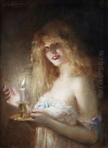 Off To Bed by Leon Commere