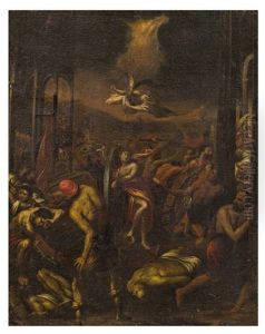 The Martyrdom Of St. Catherine by Scipione Compagno
