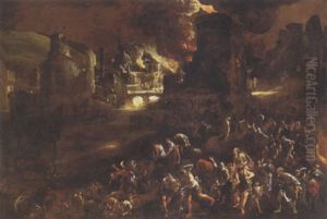 Troia In Fiamme by Scipione Compagno