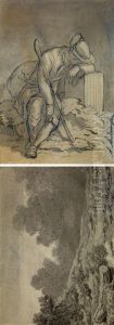 Voyageur Appuye Sur Une Pierre by Anthony Andriessen