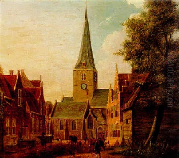 A View Of The Oude Kerk Of Rijswik Seen From The Kerklaan - view 1