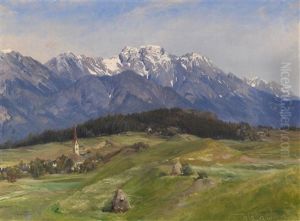 Blick Auf Igls Im Inntal by Edward Theodore Compton