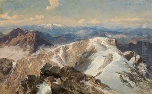View Of The Dachstein by Edward Theodore Compton