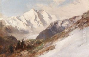Blick Auf Die Nordseite Des Grosglockners by Edward Theodore Compton