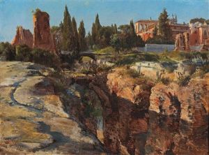 Emperor"s Palace On The Palatine In Rome
