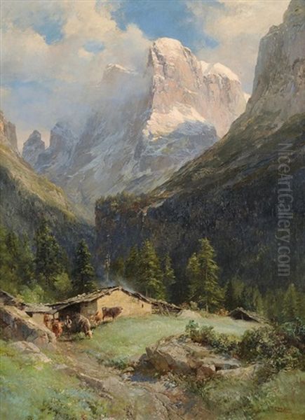 Cima Di Brenta, Dolomiten by Edward Theodore Compton