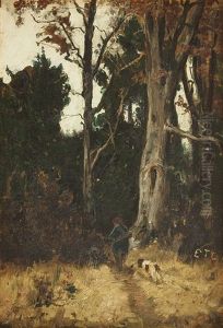 Jager Im Wald by Edward Theodore Compton