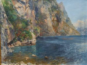 The Lake Garda Near Limone