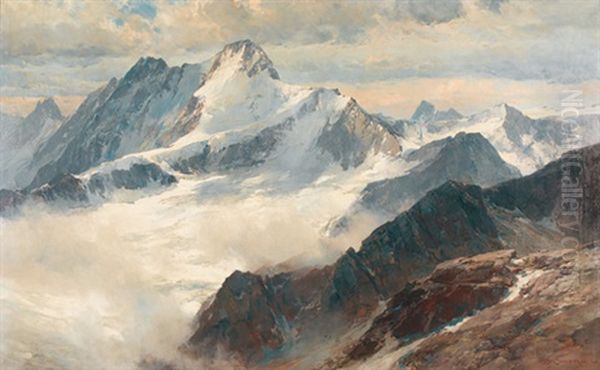 Blick Auf Das Schreckhorn Im Berner Oberland - view 1