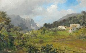 Capri, Val Di Mitramonio by Edward Theodore Compton