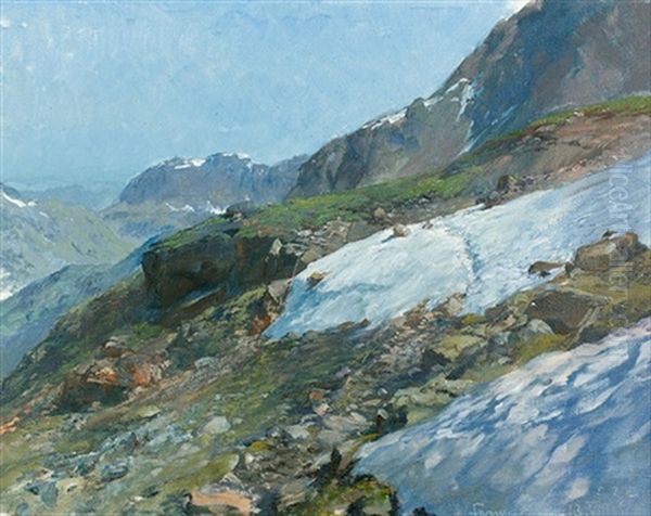 Schneefeld In Den Alpen - view 1
