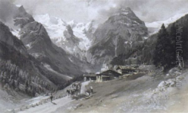 Trafoi Mit Seinen Gletschern - view 1