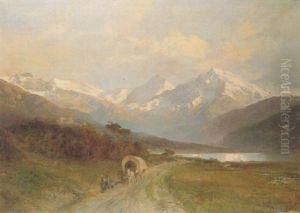 The Orteler-spitz, Tyrol, From St. Valentine Auf Der Heide by Edward Theodore Compton