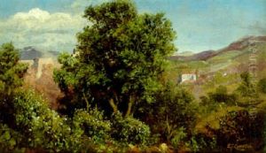 Landschaft Auf Korsika by Edward Theodore Compton