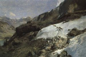 Ziegen Und Schafe Im Hochgebirge