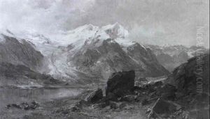 Piazzo Tresero In Sudlichen Ortlergruppe by Edward Theodore Compton