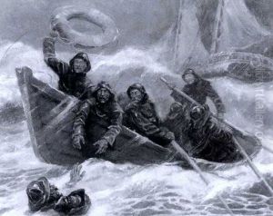 Man Overboard by Enos Benjamin Comstock