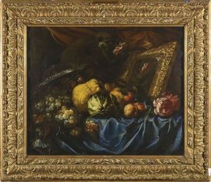 Natura Morta Con Scimmia - Vanitas Natura Morta Con Scimmia - Vanitas