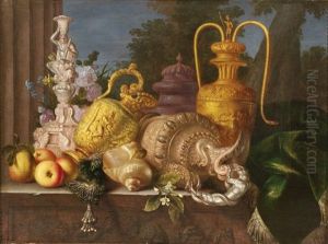 Nature Morte A L'aiguiere Et Coquillage Nature Morte A L'aiguiere Et Coquillage