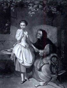 The Granddaughter's Visit by Pierre Charles Comte