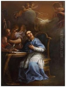 Saint Francis Of Sales by Sebastiano Conca