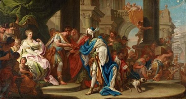 Die Heiligen Drei Konige Vor Herodes - view 1