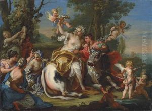 The Rape Of Europa by Sebastiano Conca