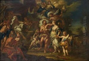 Le Mariage D'hippomene Et Atalante by Sebastiano Conca