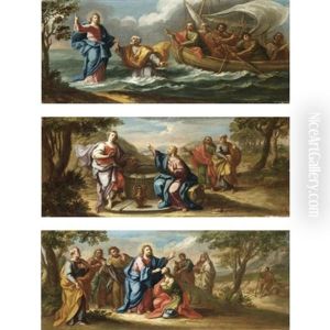 Cristo Cammina Sulle Acque (+ 2 Others; Set Of 3)