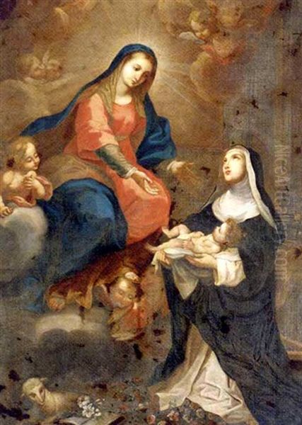 The Madonna And Child In Glory With Saint Catherine Of Siena - view 1