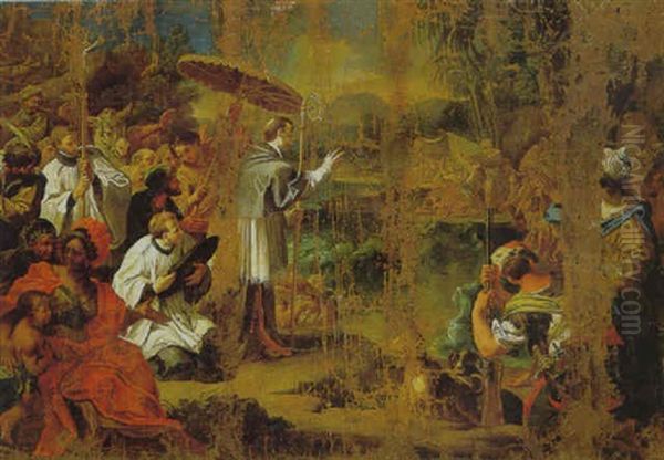 Il Miracolo Di San Turibio, Vescovo Di Lima - view 1