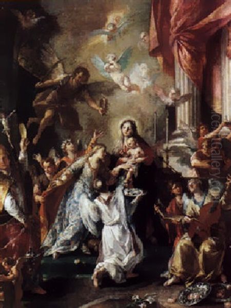 Le Mariage Mystique De Sainte Catherine De Sienna - view 1