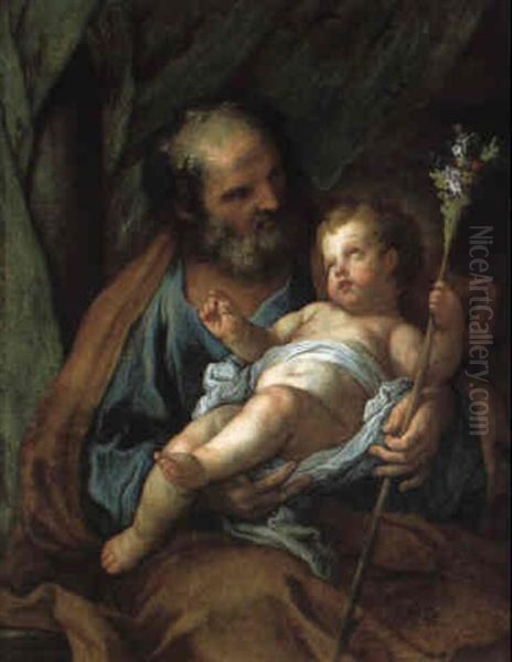 Der Heilige Josef Mit Dem Jesusknaben - view 1