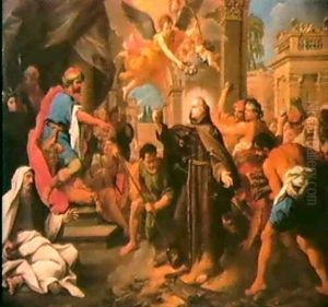 Martirio Di Un Santo Francescano by Sebastiano Conca
