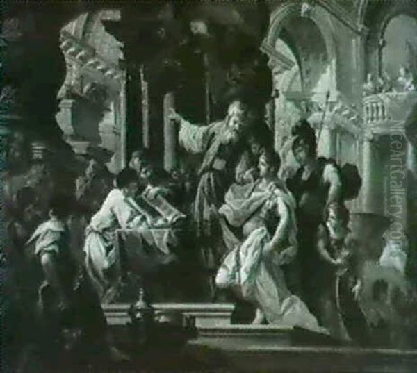 Alexander The Great In The Temple Of Jerusalem; The Idolatry Of Solomon - view 1