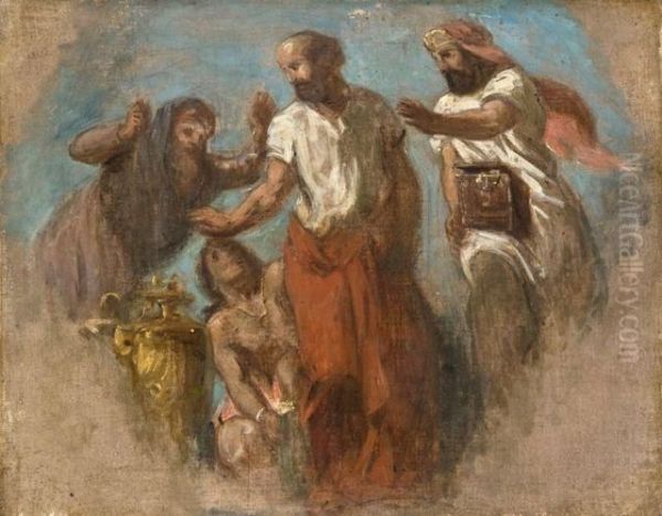 Hippocrate Refusant Les Presents Des Perses - view 1